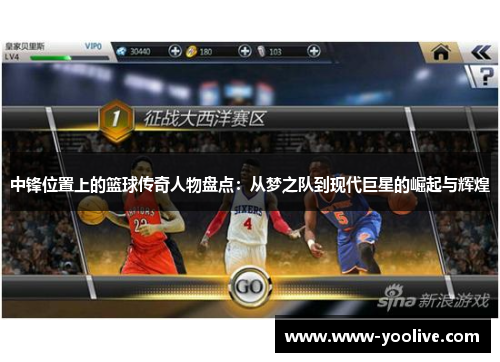 中锋位置上的篮球传奇人物盘点:从梦之队到现代巨星的崛起与辉煌